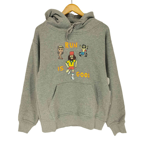 BIG WAVE RUN IS GOOD HOODY メンズ M