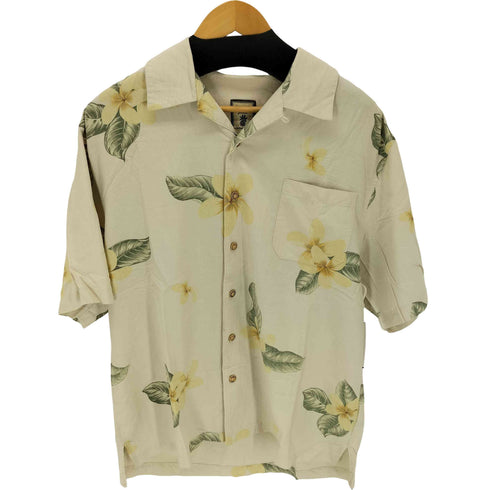 ジャマイカジャックス JAMAICA JAXX シルク100% ハイビスカス柄 アロハシャツ メンズ import:M