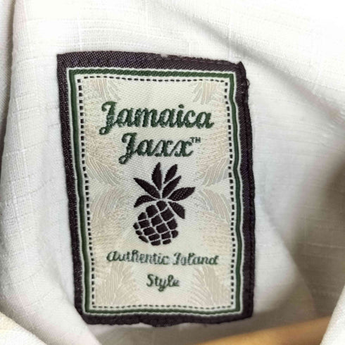 ジャマイカジャックス JAMAICA JAXX シルク100% ハイビスカス柄 アロハシャツ メンズ import:M