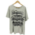 Kathy Ireland 80-90s USA製 モノトーン フラワープリント Tシャツ シングルステッチ メンズ L/XL