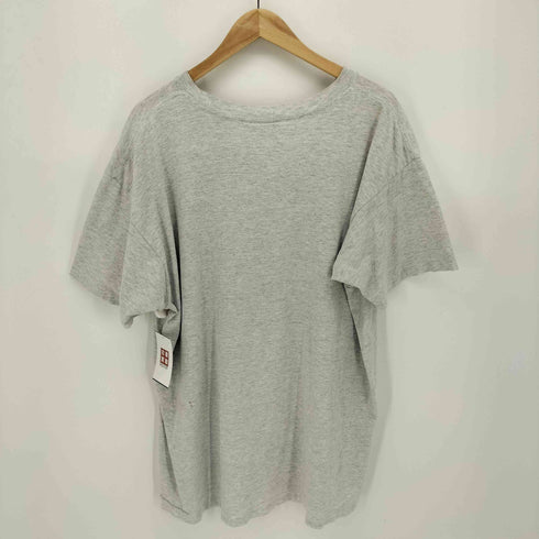 Kathy Ireland 80-90s USA製 モノトーン フラワープリント Tシャツ シングルステッチ メンズ L/XL