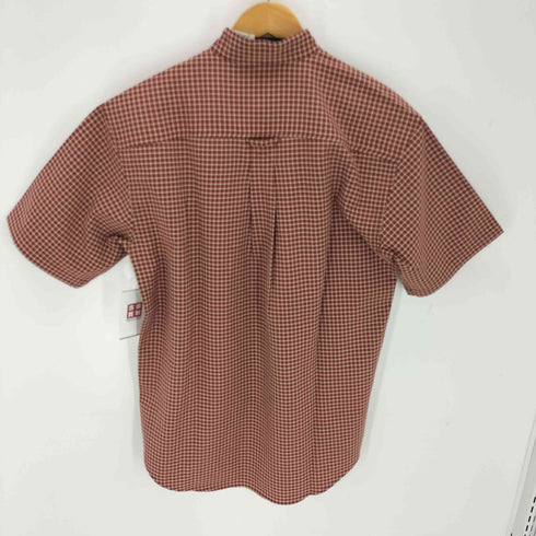 エルエルビーン L.L.Bean 90s シアサッカー バンドカラー チェックS/Sシャツ メンズ import:S