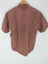 エルエルビーン L.L.Bean 90s シアサッカー バンドカラー チェックS/Sシャツ メンズ import:S