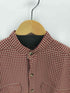 エルエルビーン L.L.Bean 90s シアサッカー バンドカラー チェックS/Sシャツ メンズ import:S