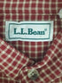 エルエルビーン L.L.Bean 90s シアサッカー バンドカラー チェックS/Sシャツ メンズ import:S