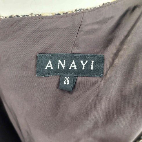 アナイ ANAYI ツイードワンピース レディース 36