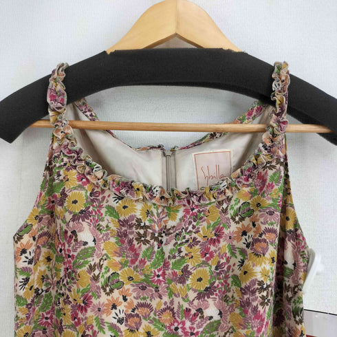 シビラ Sybilla 花柄フリルキャミワンピース レディース JPN:M