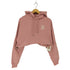 EXGEE×アサヒサウナ クロップドパーカー レディース F