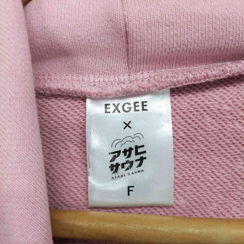 EXGEE×アサヒサウナ クロップドパーカー レディース F