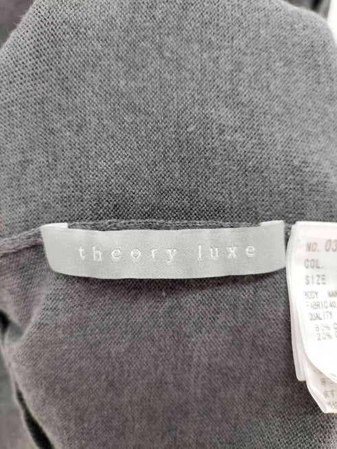 セオリーリュクス theory luxe コットンカシミヤ タートルネック 半袖 ニット レディース 38