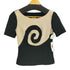 シビラ Sybilla 渦巻デザイン S/S カットソー レディース JPN:40