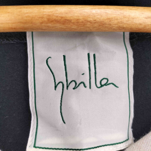シビラ Sybilla 渦巻デザイン S/S カットソー レディース JPN:40