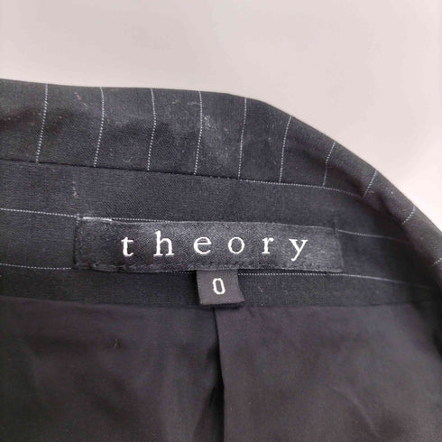セオリー theory ストライプ テーラードジャケット タイトスカート レディース 0