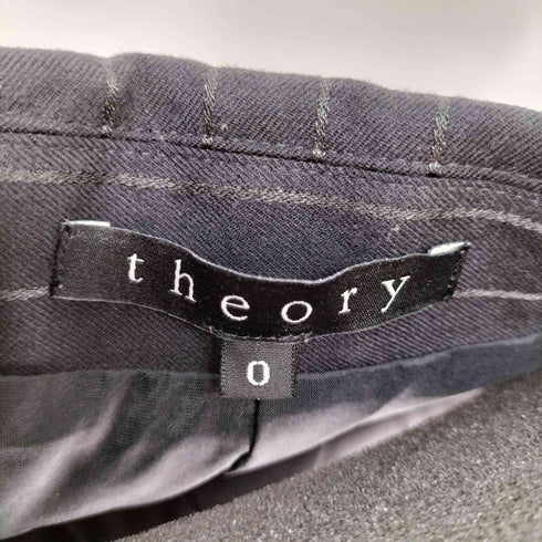 セオリー theory ストライプ テーラードジャケット タイトスカート レディース 0