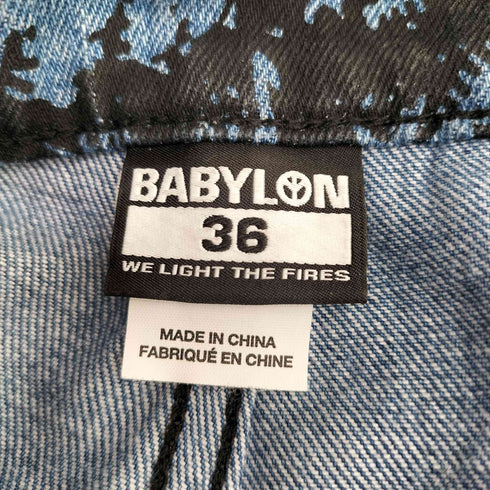 BABYLON Skulls Denim Pant street メンズ 36
