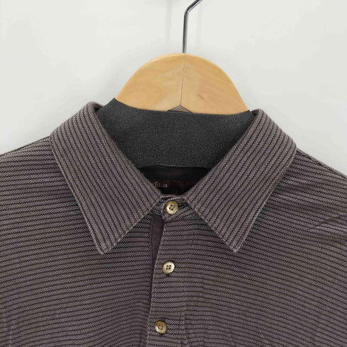 ペリーエリス PERRY ELLIS ボーダーS/S ポロシャツ メンズ import:L