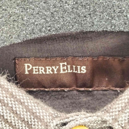 ペリーエリス PERRY ELLIS ボーダーS/S ポロシャツ メンズ import:L