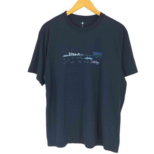モンベル mont bell ロゴプリント ウイックロン S/S Tシャツ メンズ XL