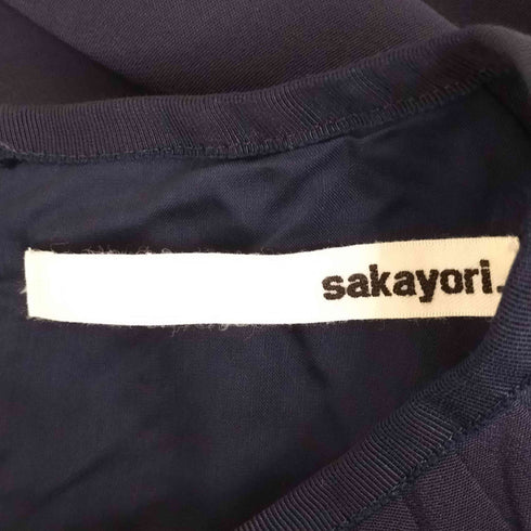 サカヨリ sakayori トリアセテートS/Sワンピース レディース 38