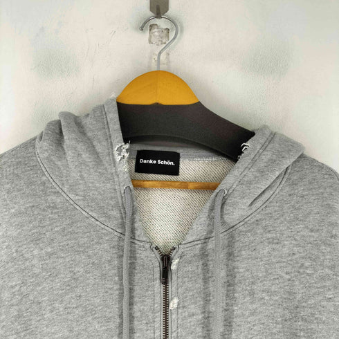 ダンケシェーン Danke Schon ダメージ加工 ジップアップパーカー メンズ import:M