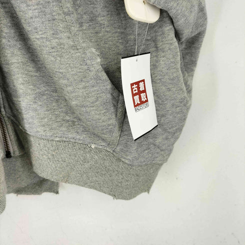 ダンケシェーン Danke Schon ダメージ加工 ジップアップパーカー メンズ import:M