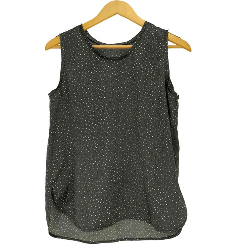 ミラオーウェン Mila Owen カットオフサテンタンクトップ レディース JPN:1