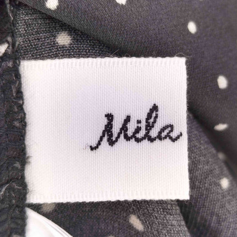ミラオーウェン Mila Owen カットオフサテンタンクトップ レディース JPN:1