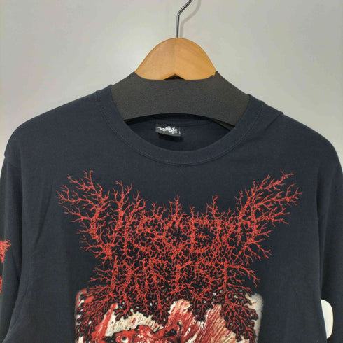 Verrucous Carcinoma ゴアグラインド バンド アートワークプリント L/S Tシャツ メンズ import:L