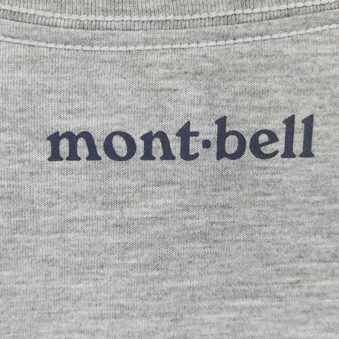 モンベル mont bell ロゴプリント ウィックロン S/S Tシャツ メンズ L