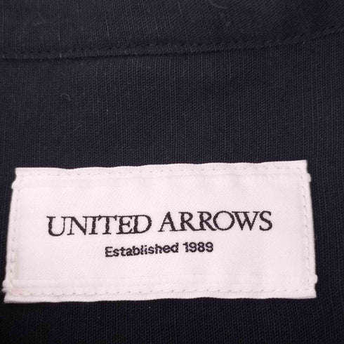 ユナイテッドアローズ UNITED ARROWS バンドカラー ショートスリーブシャツ メンズ JPN:L