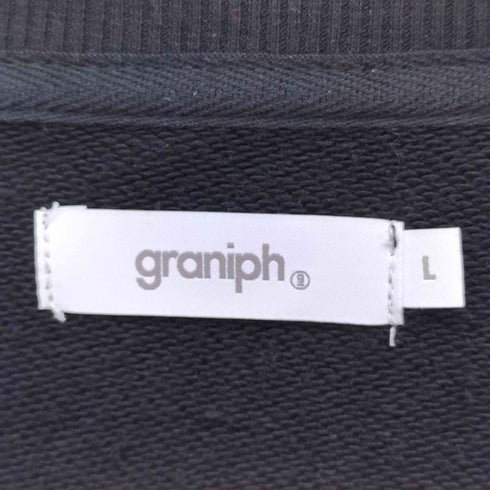 グラニフ graniph アートフルシャドウ スウェット メンズ import:L