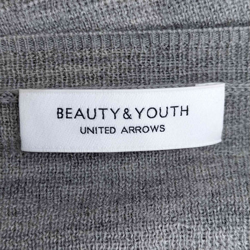 ビューティーアンドユースユナイテッドアローズ BEAUTY & YOUTH UNITED ARROWS BY フルニードル Vネック ニット メンズ