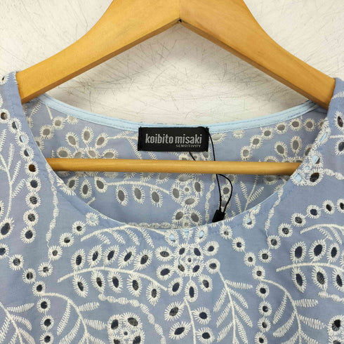 コイビトミサキ koibito misaki シアー総レース刺繍プルオーバーブラウス レディース M-L