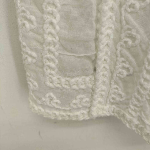 コイビトミサキ koibito misaki シアー総レース刺繍プルオーバーブラウス レディース M-L
