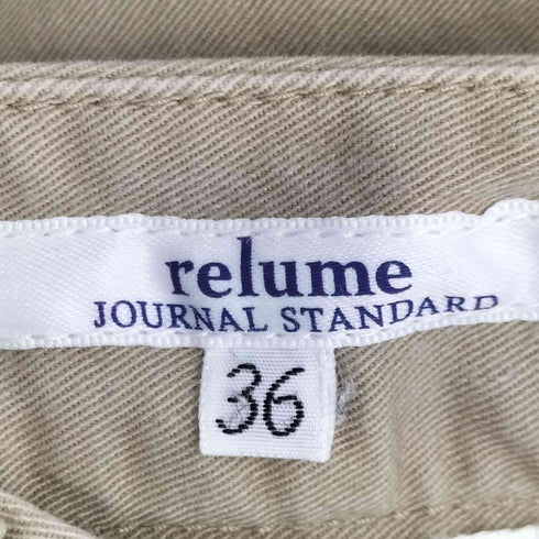 ジャーナルスタンダードレリューム JOURNAL STANDARD relume ワイド コットンパンツ メンズ FR:36-38