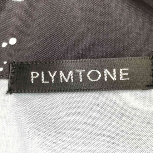 PLYMTONE ベアプリント 総柄 オープンカラー S/S シャツ レディース JPN:L
