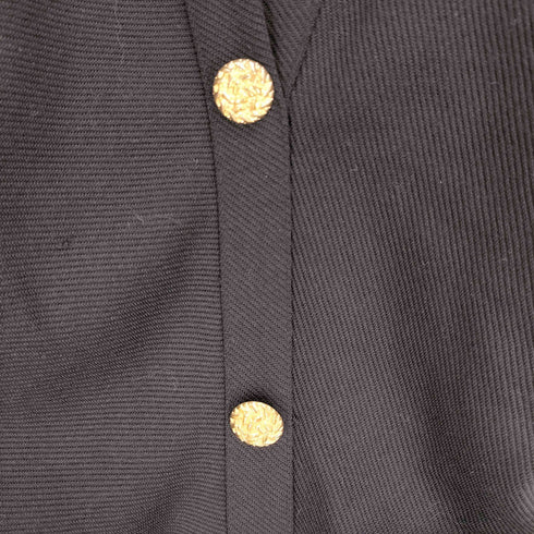 ザラ ZARA 25SS 金ボタン ノースリーブシャツワンピース レディース import:S
