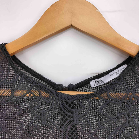 ザラ ZARA レース切替 タイトドレス レディース import:S