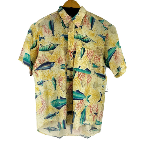 グローブハウス GLOVE HOUSE 日本製 魚類 総柄 S/S シャツ メンズ JPN:L