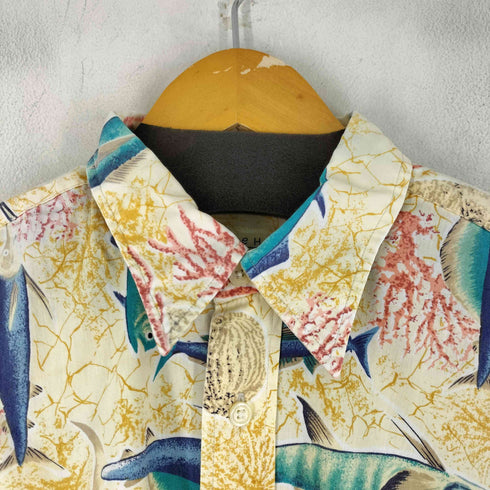 グローブハウス GLOVE HOUSE 日本製 魚類 総柄 S/S シャツ メンズ JPN:L