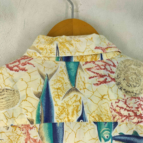 グローブハウス GLOVE HOUSE 日本製 魚類 総柄 S/S シャツ メンズ JPN:L
