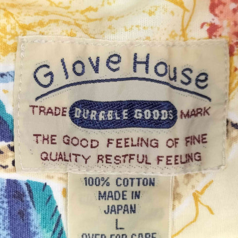 グローブハウス GLOVE HOUSE 日本製 魚類 総柄 S/S シャツ メンズ JPN:L