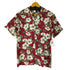 ハワイアンリザーブ HAWAIIAN RESERVE ハワイ製 ハイビスカス オープンカラー アロハシャツ メンズ JPN:M