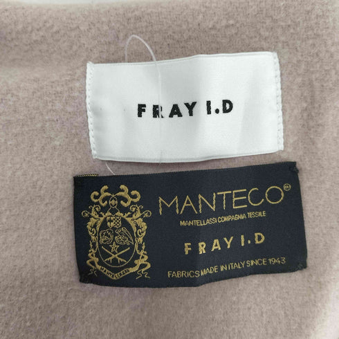 フレイアイディー FRAY I.D MANTECOノーカラーコート レディース