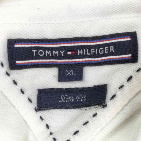 トミーヒルフィガー TOMMY HILFIGER Slim Fit ナンバリングプリント S/S ポロシャツ メンズ import:XL