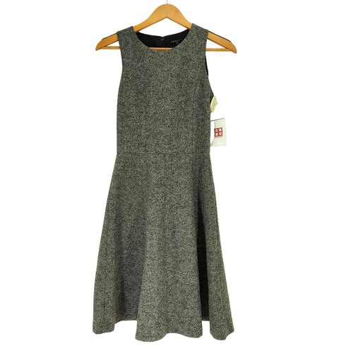 セオリー theory TWEED KNIT TREKANA ウールポリ Aライン ノースリーブワンピース レディース JPN:2