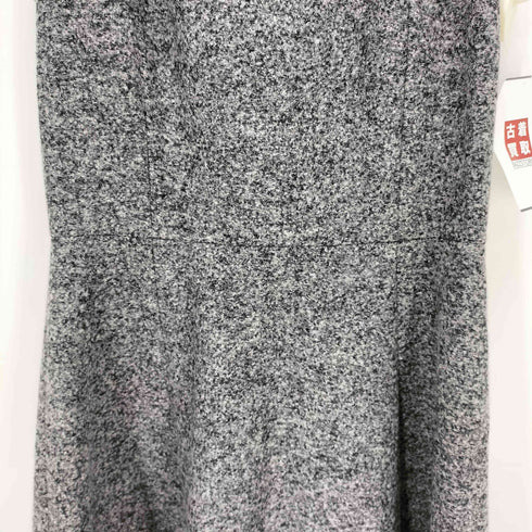 セオリー theory TWEED KNIT TREKANA ウールポリ Aライン ノースリーブワンピース レディース JPN:2