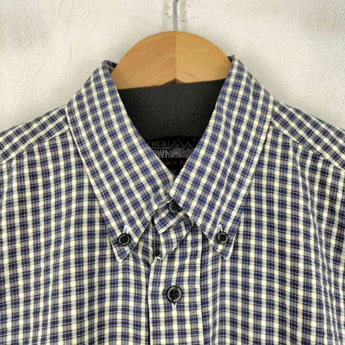 ファーストダウン FIRST DOWN チェック柄 S/S BDシャツ メンズ JPN:M