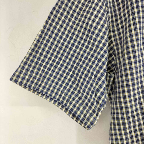 ファーストダウン FIRST DOWN チェック柄 S/S BDシャツ メンズ JPN:M