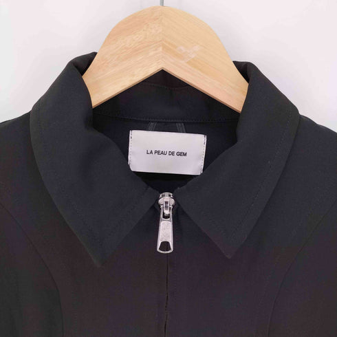 ラポドゥジェム la peau de gem easy zip blouson イージージップブルゾン レディース FREE